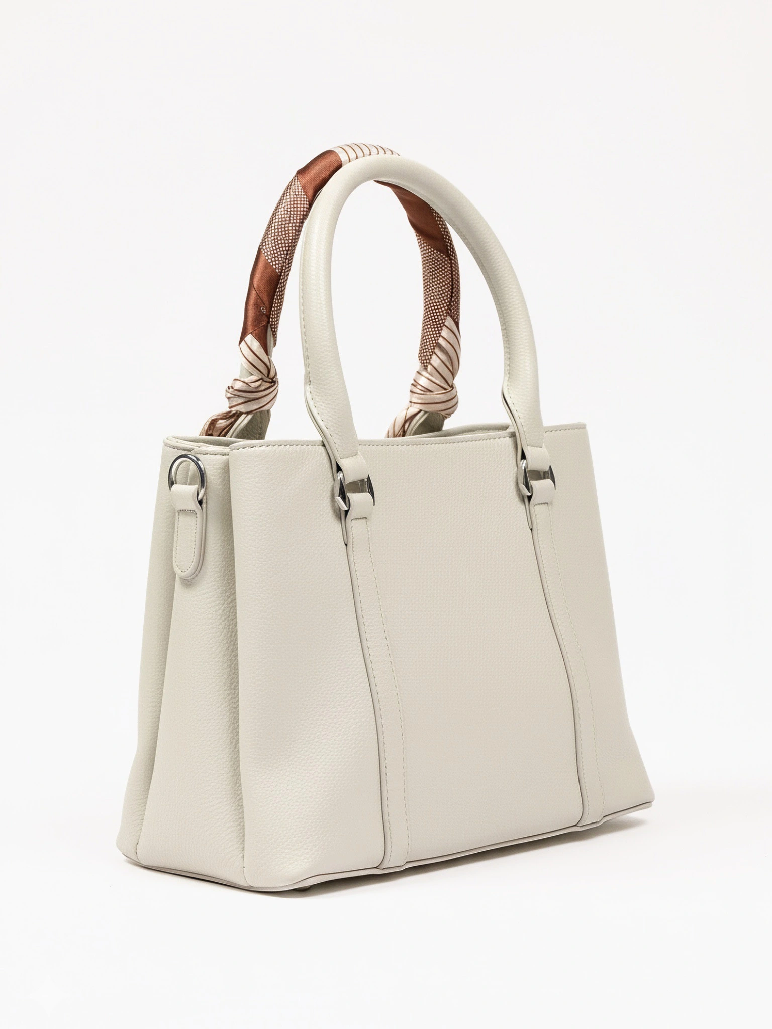 Сумка-тоут с декоративным платком в ассортименте